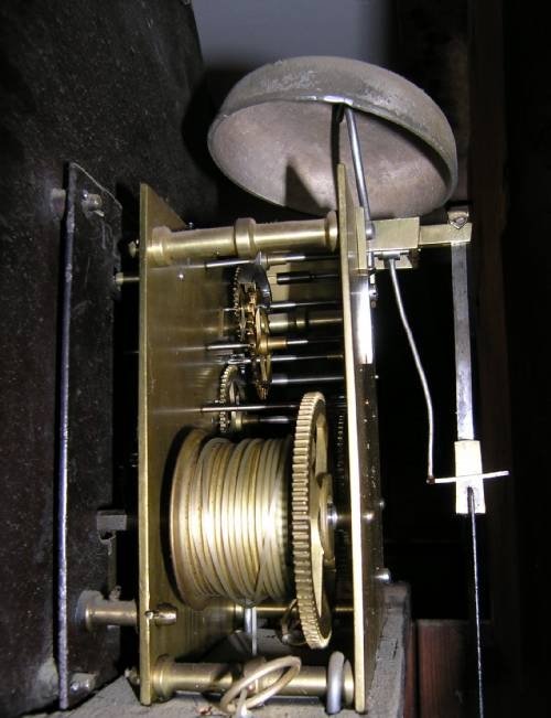 fig 3. Early 19th Cent Oak 8 Day Longcase Clock